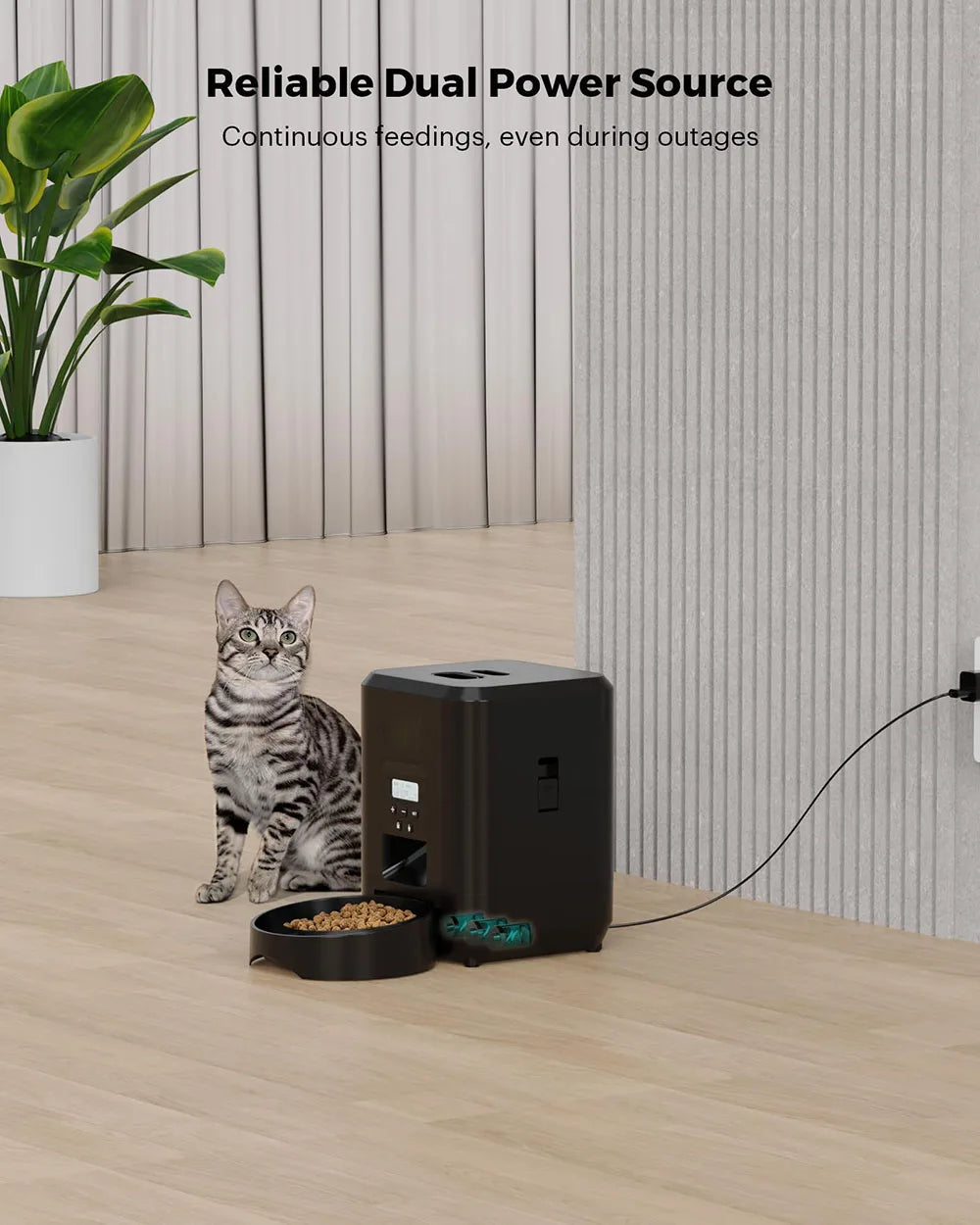 Smart Automatic Pet Feeder with Timed Dispensing