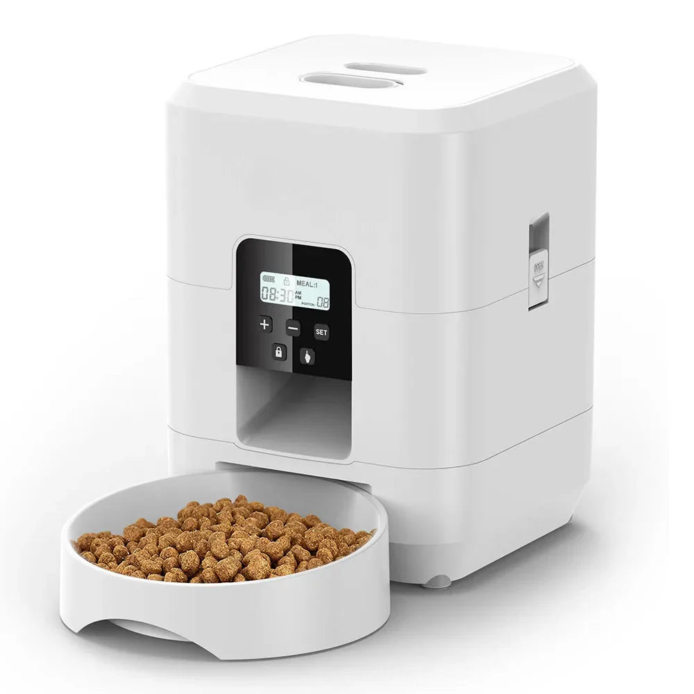 Smart Automatic Pet Feeder with Timed Dispensing