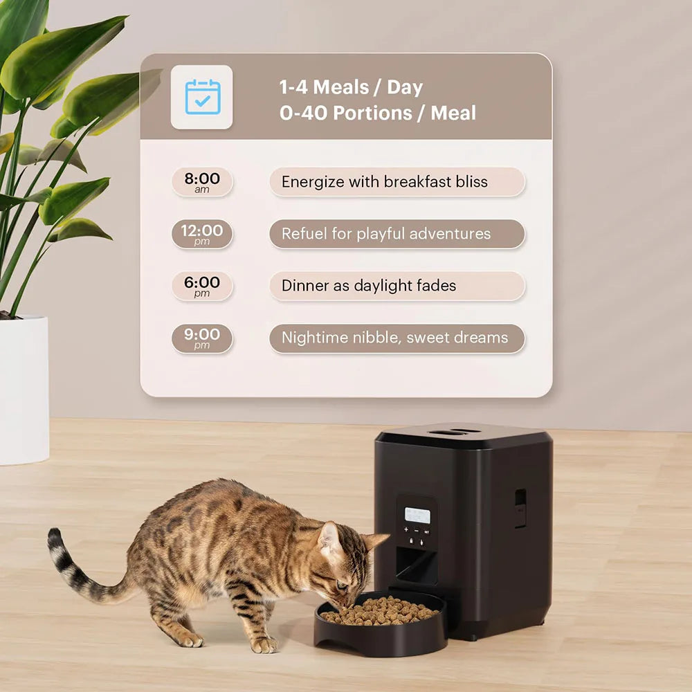 Smart Automatic Pet Feeder with Timed Dispensing