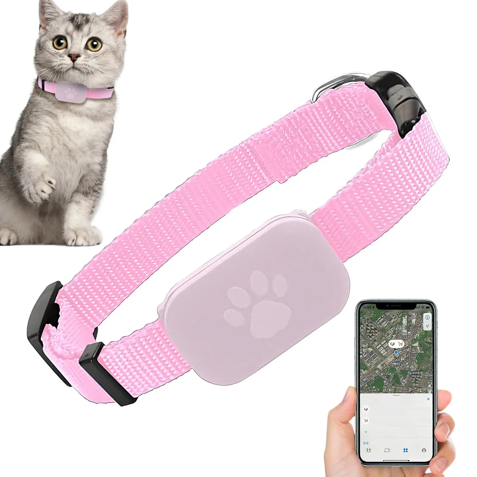 Smart Tracker Cat Collar