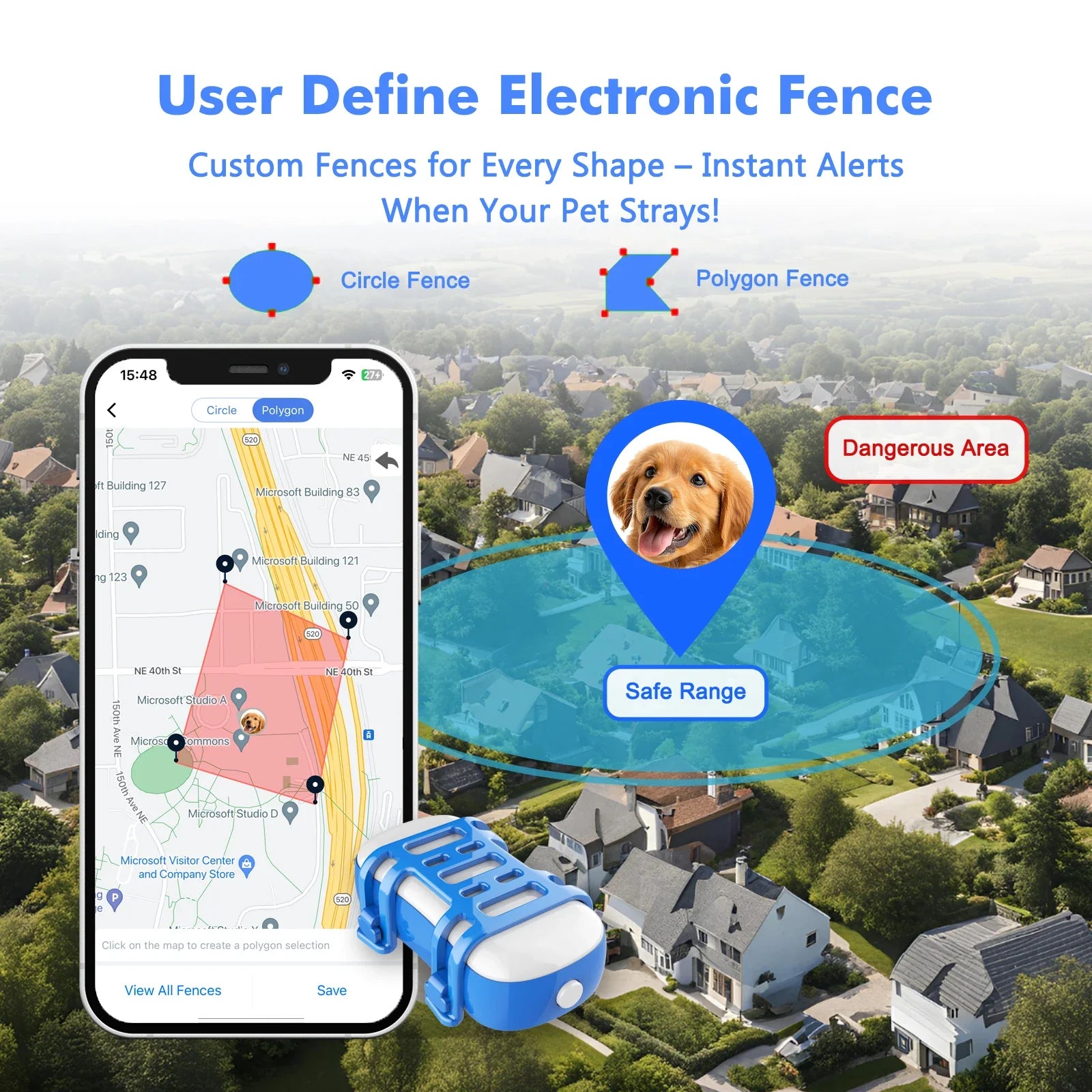 Smart Pet Tracker with App