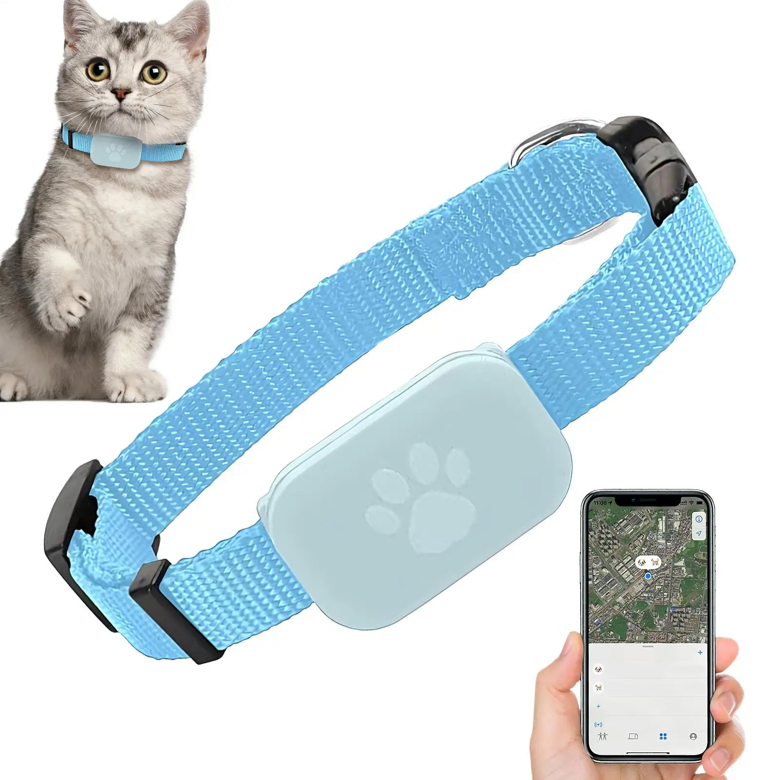Smart Tracker Cat Collar