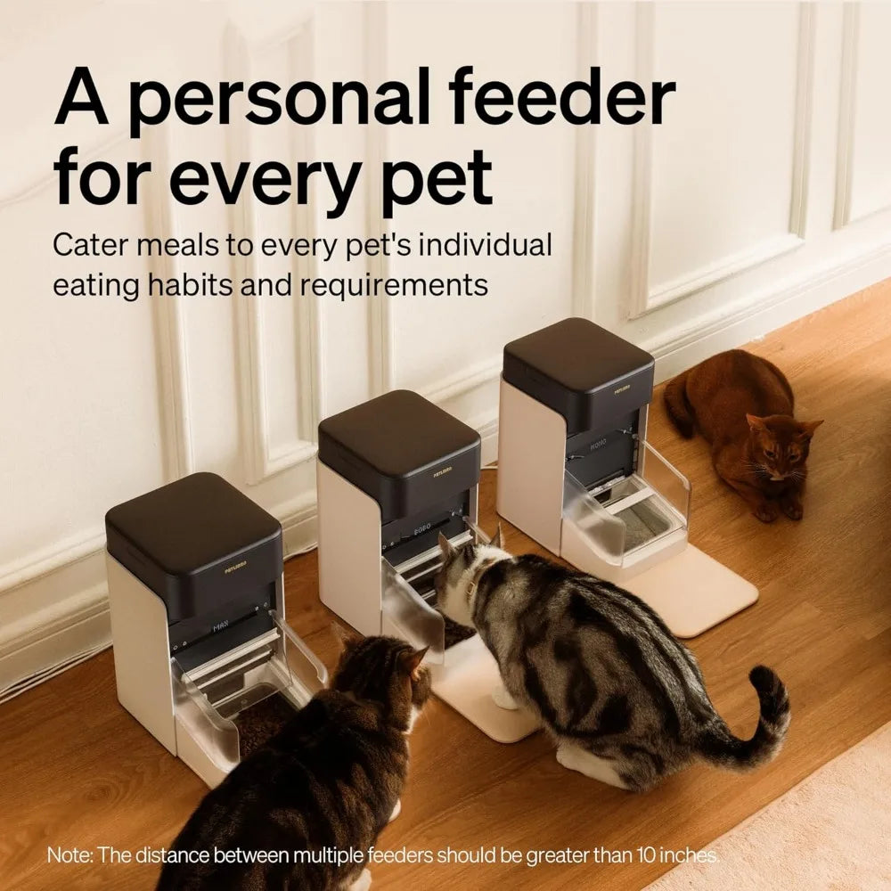 Smart Cat Feeder with WiFi 3L Capacity, App Control